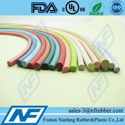 3-7mm diameter Colorful EPDM foam cords