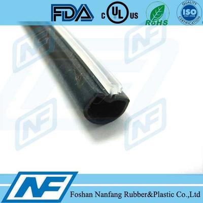 Co-extrusion chamfer door frame window rubber seals