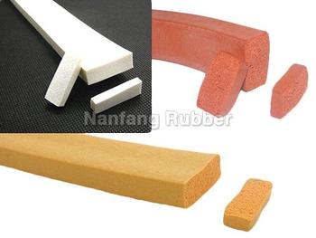 square shape silicone foam gasket 