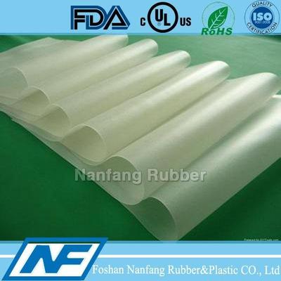 2mm thick transparent clear silicone sheet 