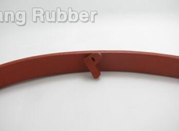 red P type silicone foam gasket 