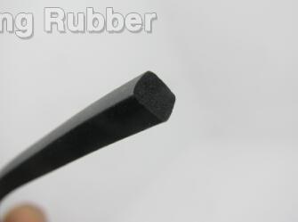 black cord silicone foam strip wholesale