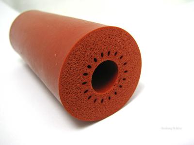 silicone material rubber foam insulation tube