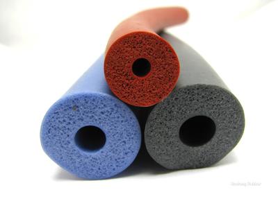 0.5 density soft silicone foam rubber tube