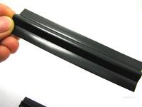 black EPDM rubber strip door seal