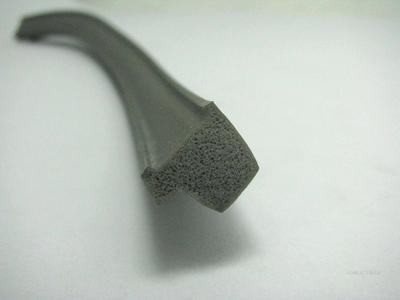 special shape gray Silicone Rubber Cord